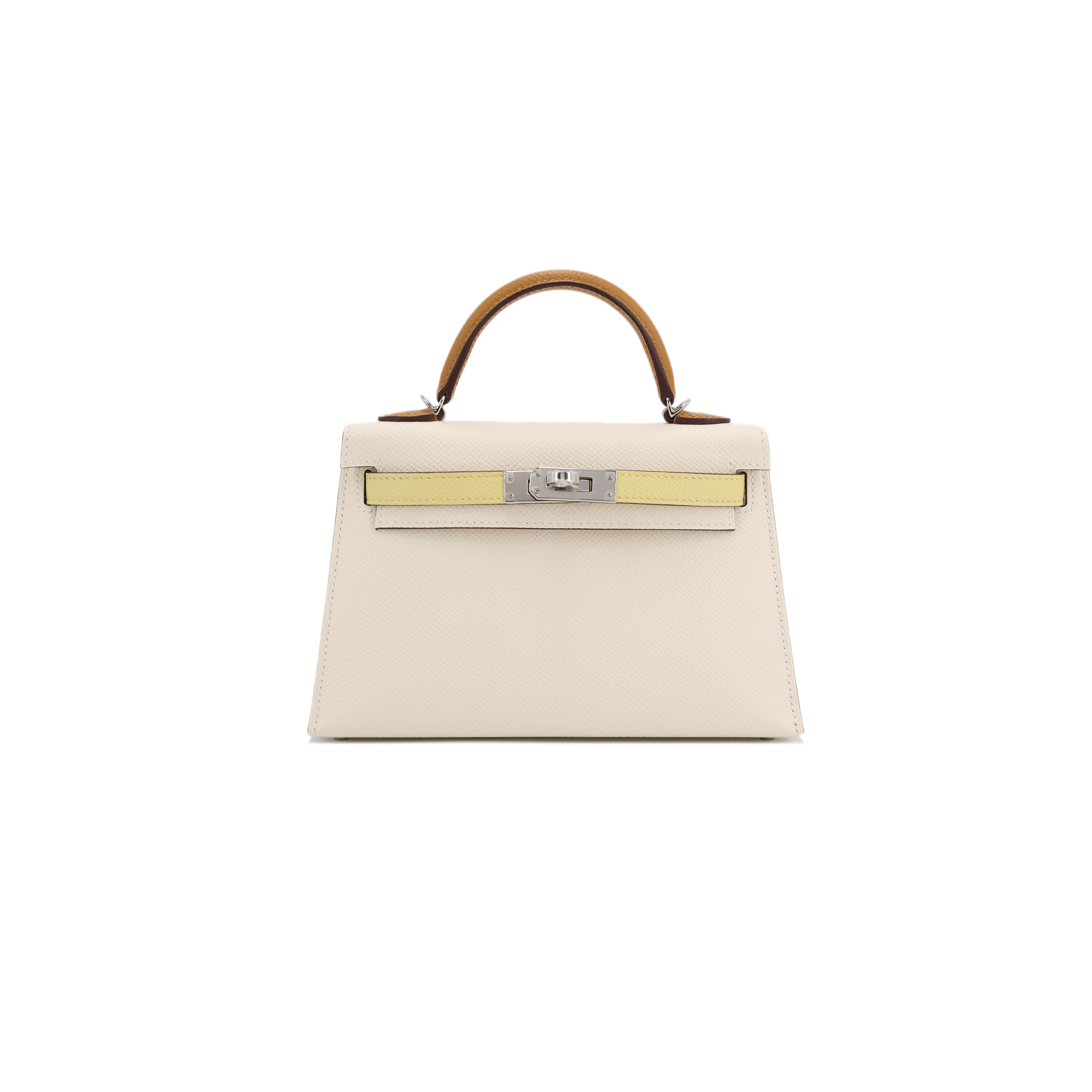 HERMÈS MINI KELLY II EPSOM VEAU EPSOM TRICOLORE (19*12*5.5cm)